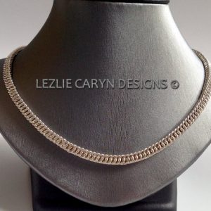 “Perette Hand-Woven Necklace Chain in Microweave”