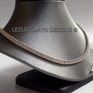 “Perette Hand-Woven Necklace Chain in Microweave”