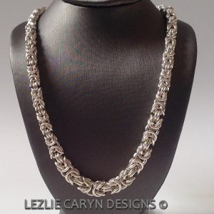 “Empire” Graduated Hand-Woven Necklace Chain
