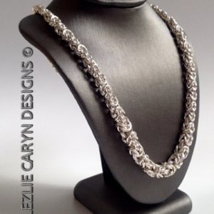 “Empire” Graduated Hand-Woven Necklace Chain