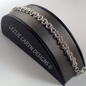 “Petite Roses” Hand-Woven Bracelet Chain