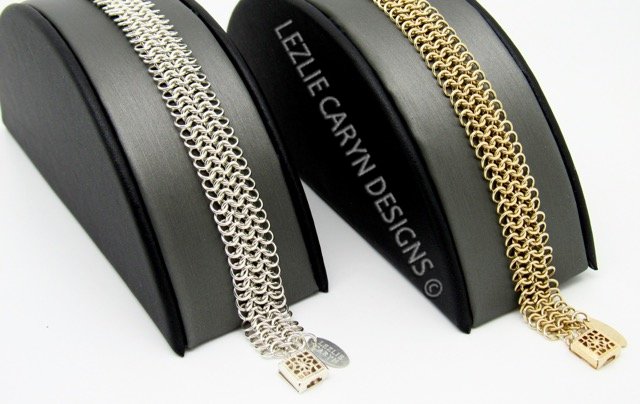 “Petite Royce" Hand-Woven Bracelet Chain in Microweave - Image 7