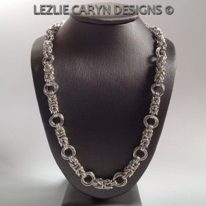 “Empire’s Rose Garden” Hand-Woven Necklace Chain