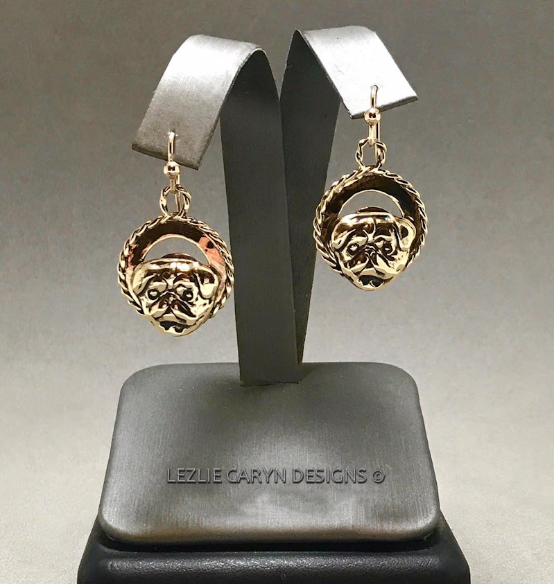 Pug Teenager Earrings - Image 3