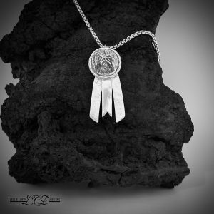 Pekingese Award Rosette Ribbon