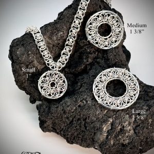 Alison Hand-Woven Medallion Pendant