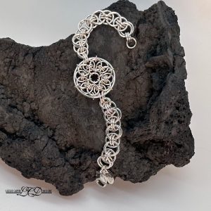 Alison Hand-Woven Medallion Pendant