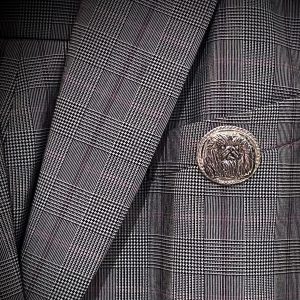 Pekingese Oval Tie or Lapel Pin with Clutch