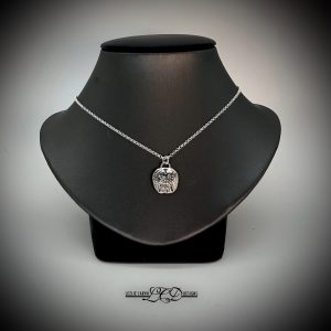 Pekingese Puppy Litter Necklace on Paper Clip Chain