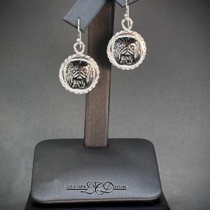 Pekingese Teenager Earrings