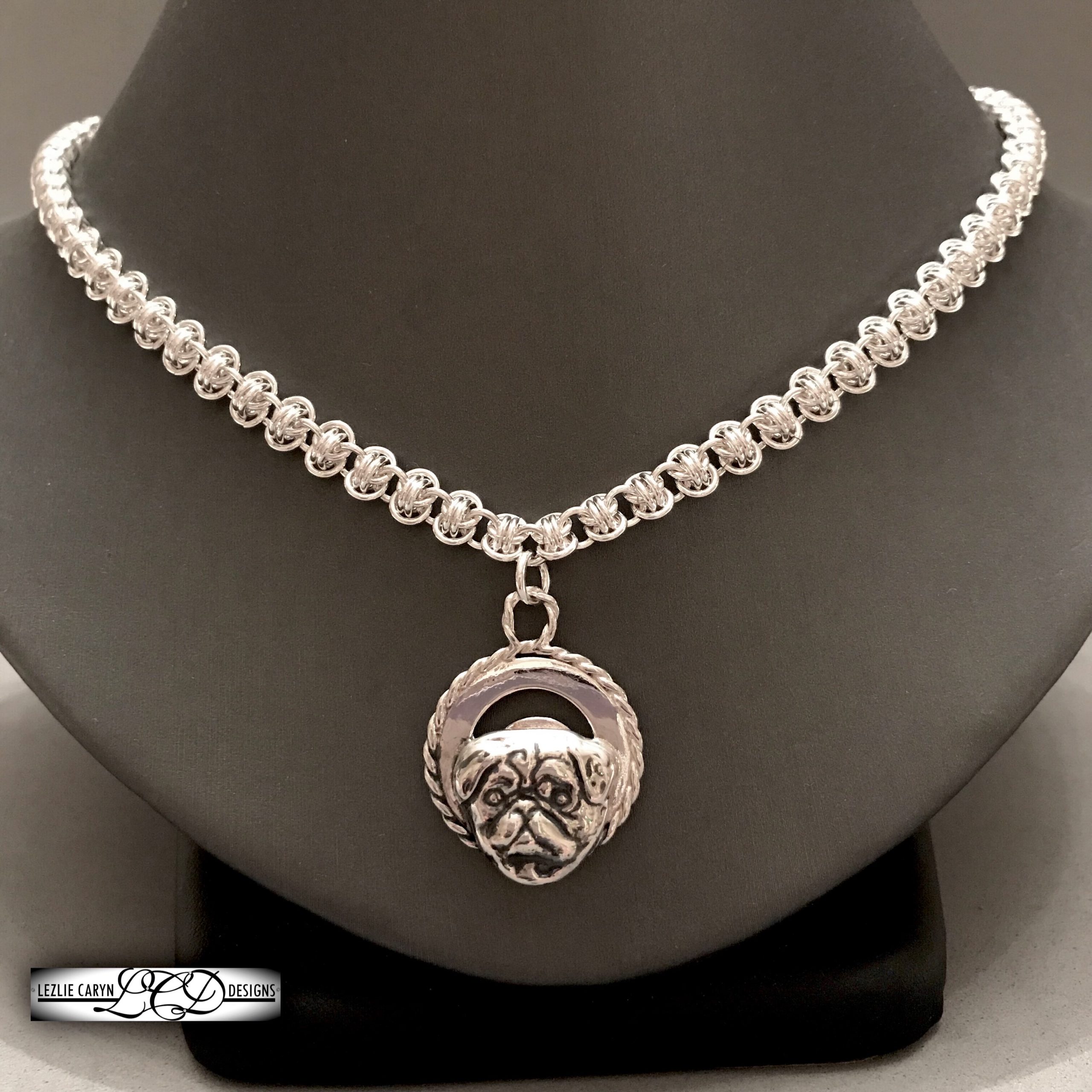 Brianne Hand-Woven Necklace Chain in Microweave - Image 3