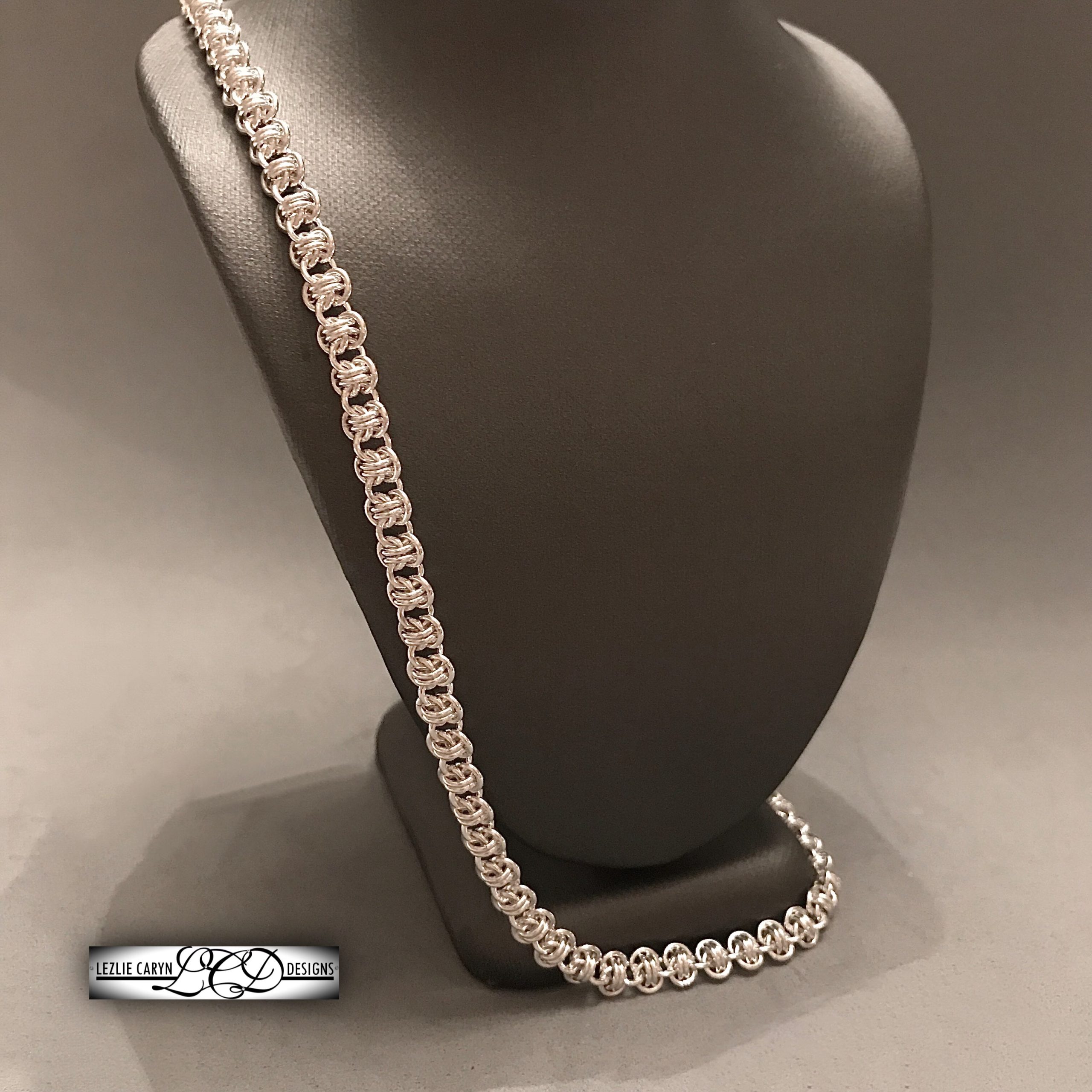 Brianne Hand-Woven Necklace Chain in Microweave - Image 2