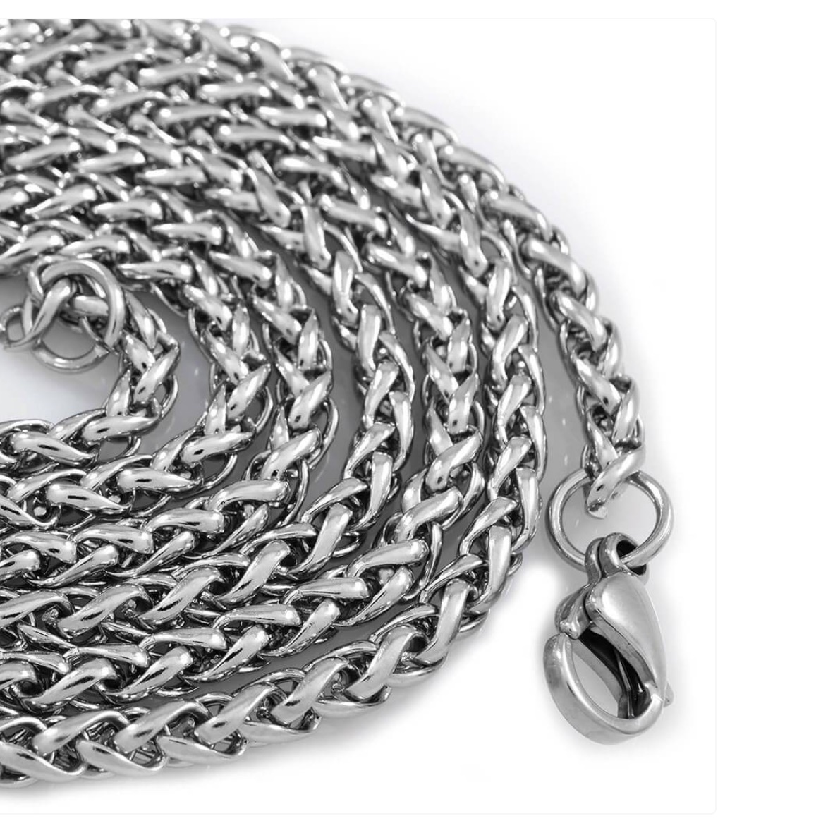 Sterling Wheat Chain - Image 2