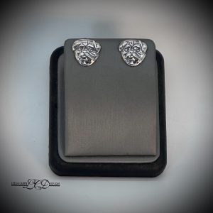 Pug Puppy Post Earrings