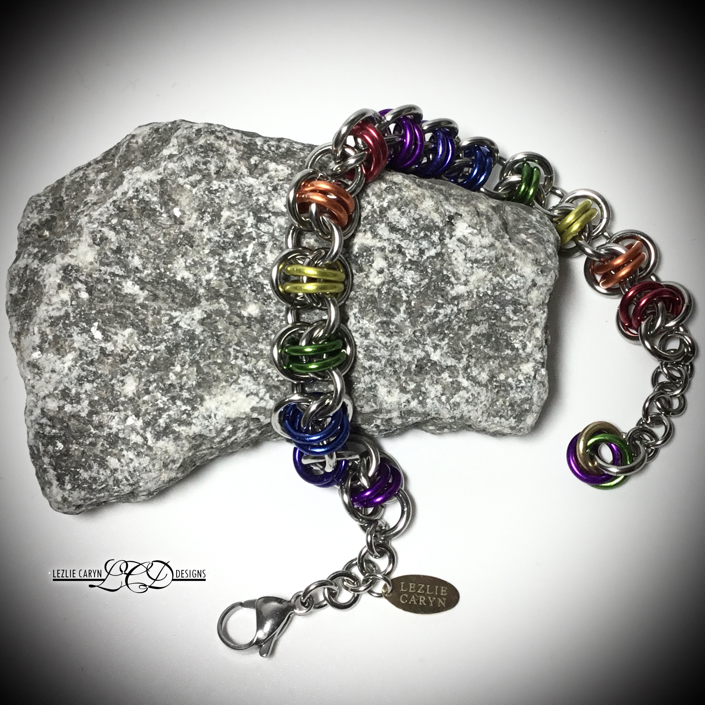 Brianne Rainbow Colors Bracelet - Image 4