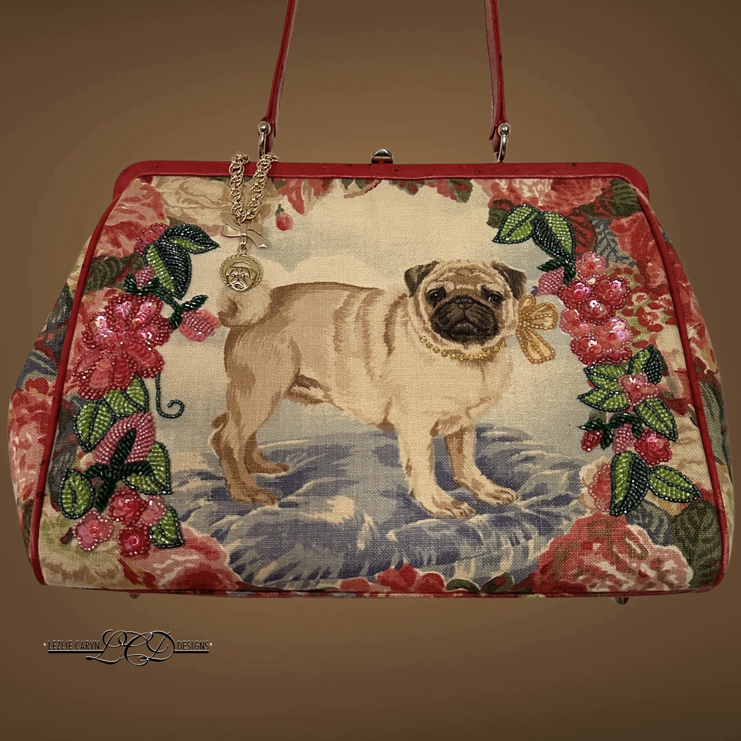 Pug Handbag Handle Charm - Image 5